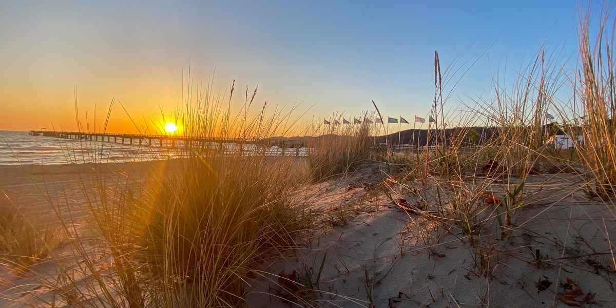 Seebrücke Binz Panorama